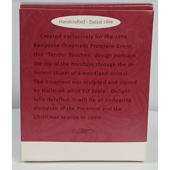 Hallmark Ornament 1994 Eager for Christmas Tender Touches Keepsake Collection - Picture 12 of 12